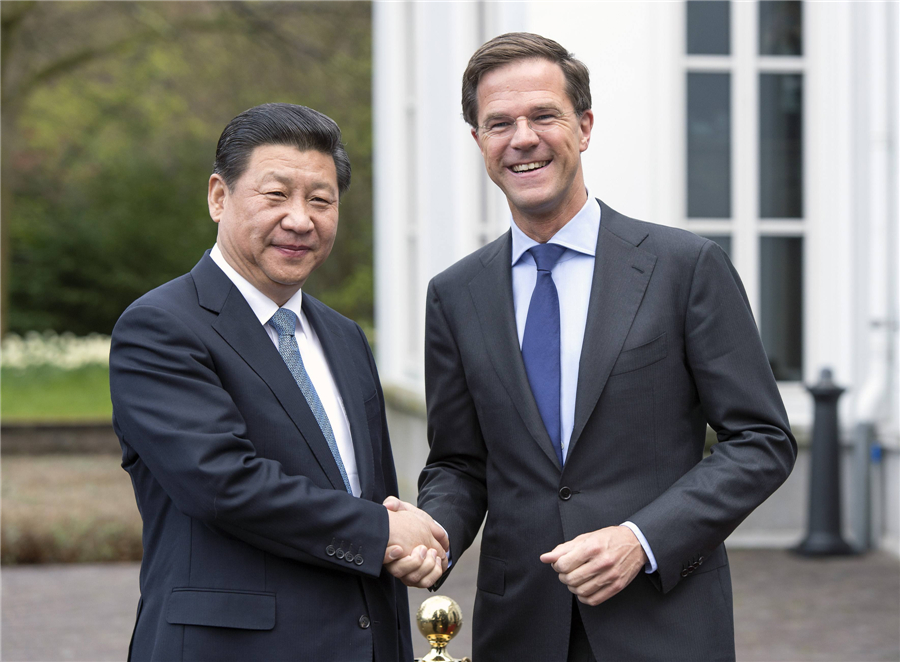 President Xi meets Dutch PM ahead of nuclear summit