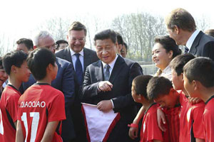 Chinese, Belgian heads of state launch panda house