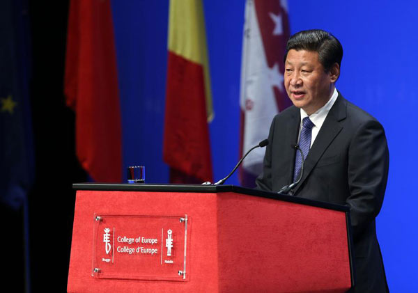 Xi elaborates Chinese civilization at College of Europe