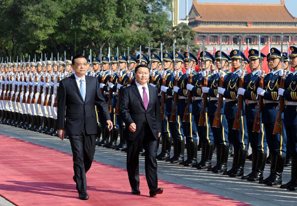 Chinese, Mongolian PMs pledge cooperation