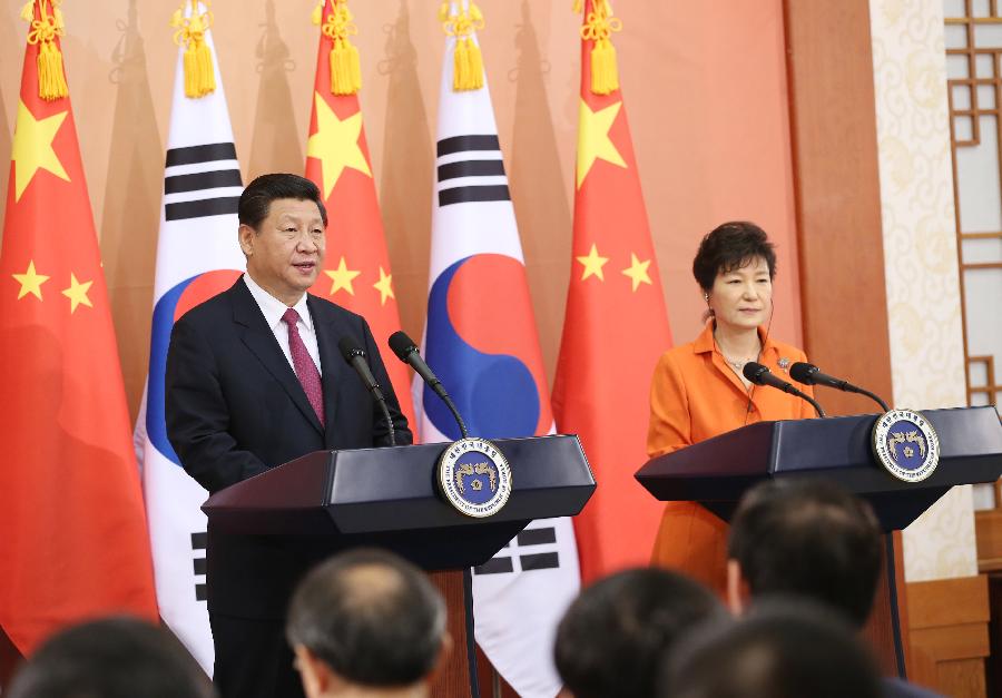 Xi proposes to enhance all-round co-op with S. Korea