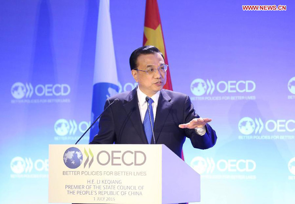 China, OECD eye closer partnership