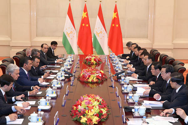 Premier Li meets leaders attending SCO meeting