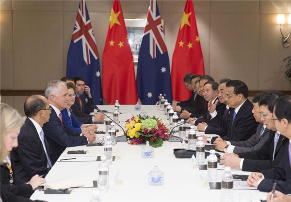 Li urges early implementation of China-Australia FTA