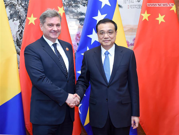 China, BiH to strengthen economic ties
