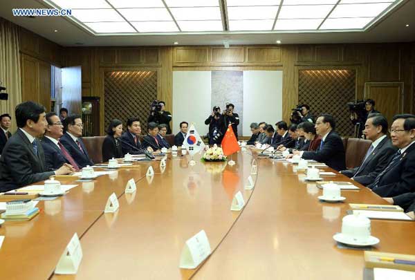 Li calls for closer China-S Korea parliamentary cooperation