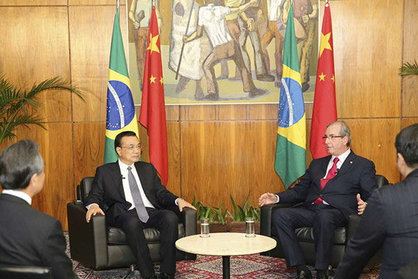 Premier meets president of Brazilian Chamber of Deputies