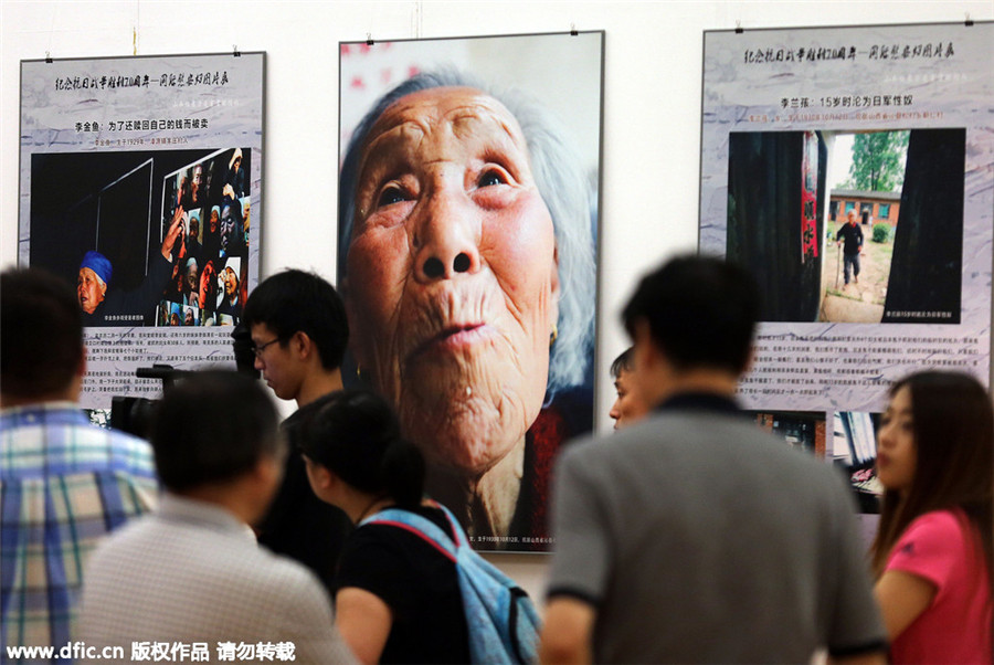 Images capture pain of 'comfort women'