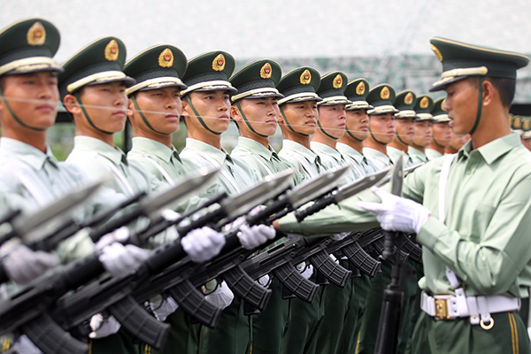 China rehearses V-Day parade