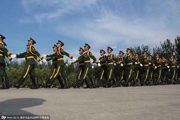 A peek into daily drill of ceremonial artillery unit