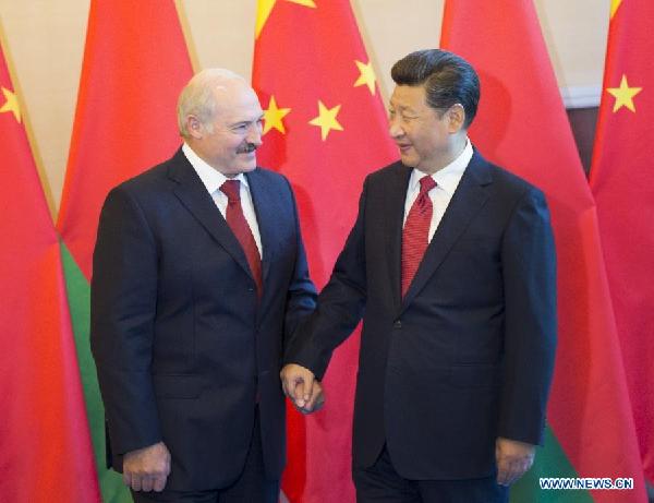 Xi meets Belarus president