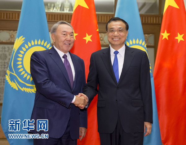 Chinese premier meets with Kazakh president