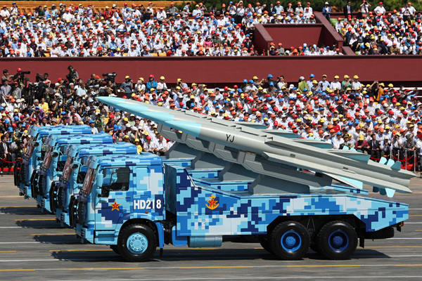 Missile capacity gives PLA cutting edge