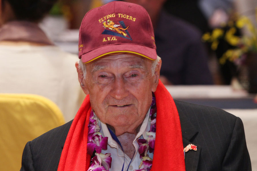 'Flying tigers' veterans mark war victory in Kunming