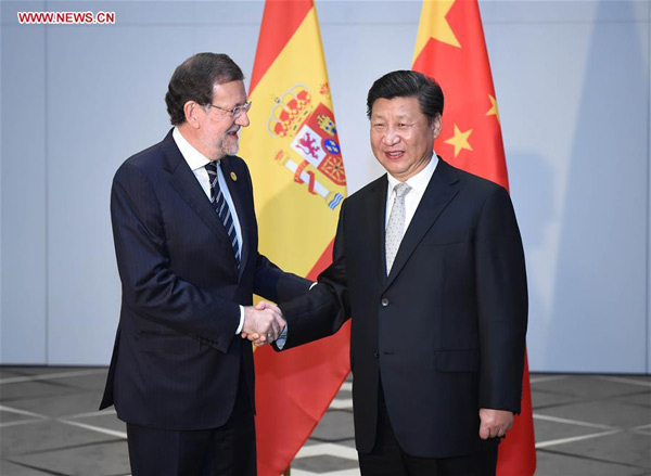 China welcomes Spain's active participation in Belt and Road Initiative: Xi