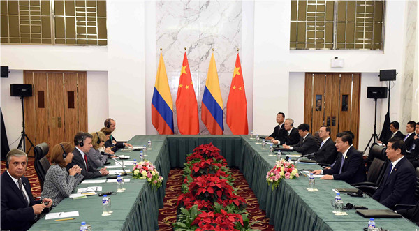 China, Colombia vow to boost cooperation