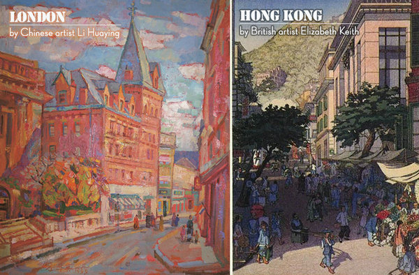 China and UK in the eyes of each other's painters