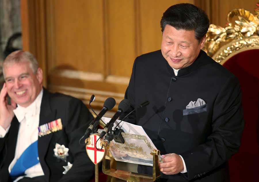 In photos: Memorable moments of President Xi's UK visit