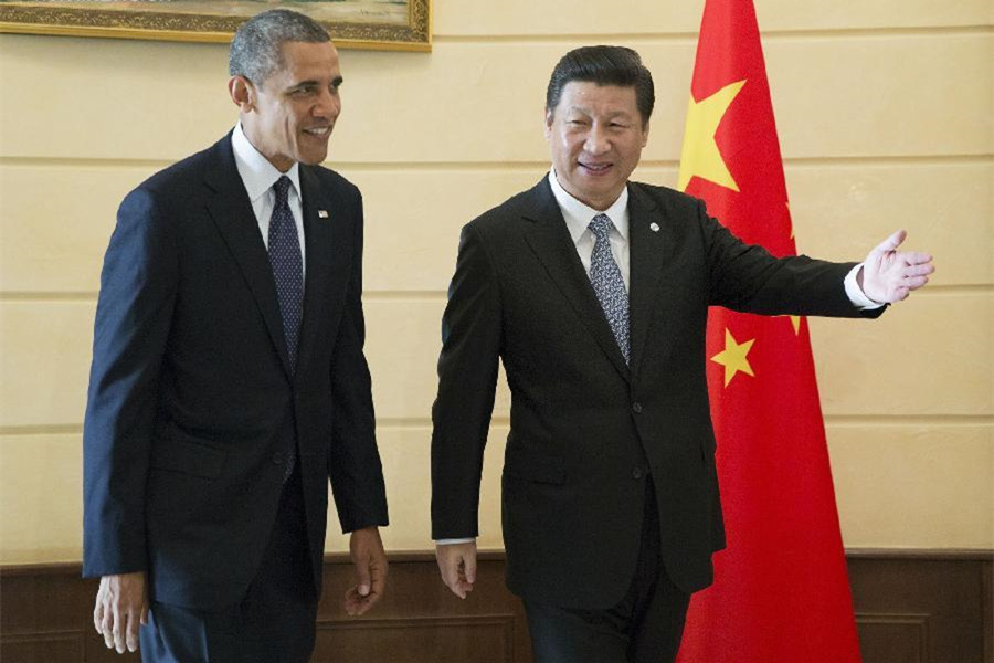 Four major meetings between Xi and Obama since 2013