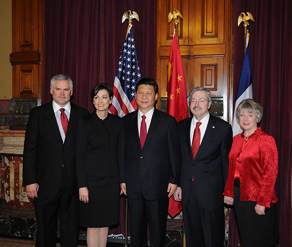 Iowa's governor ready to greet Xi