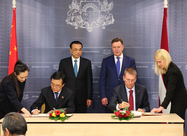 Li's visit injects fresh impetus to China-Latvia cooperation