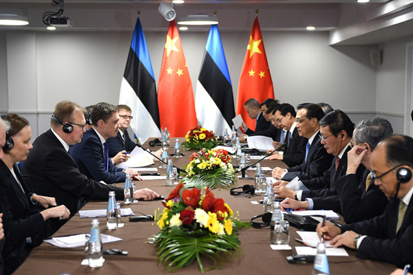 Premier Li eyes new vitality injected in China-Estonia relations