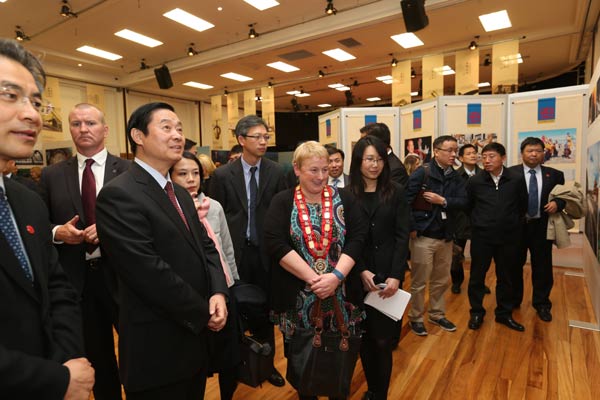Liu Qibao attends Beautiful China Exhibition in NZ