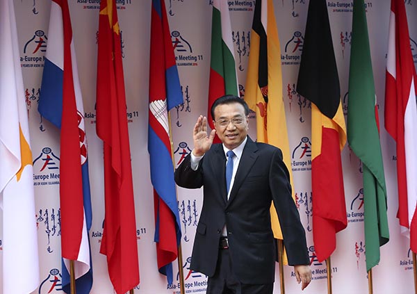 Premier Li addresses the 11th Asia-Europe Meeting Summit