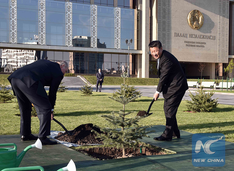 Trees of Friendship Chinese Xi has planted during his visits