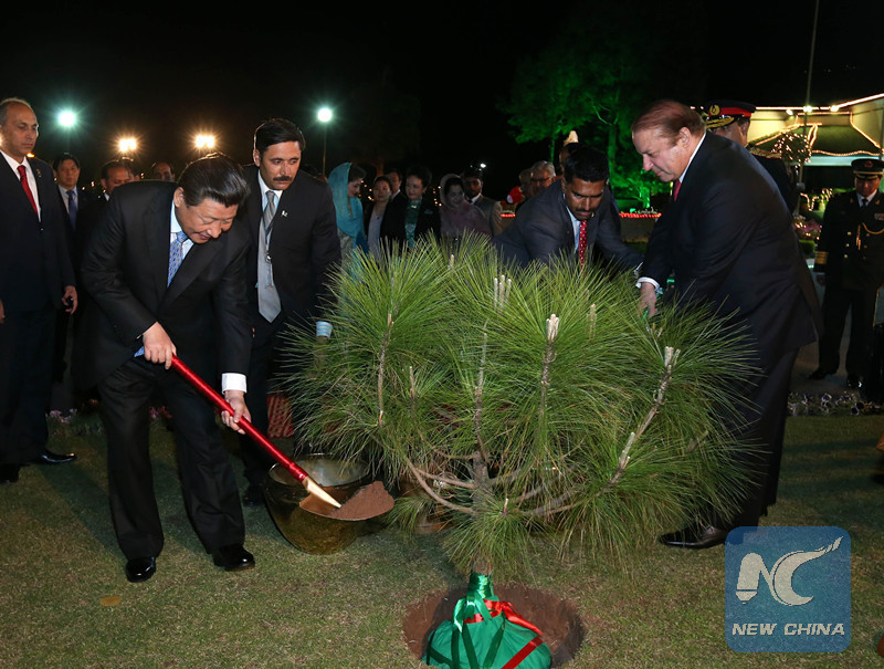 Trees of Friendship Chinese Xi has planted during his visits