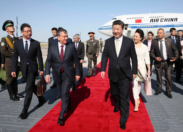 Chinese president starts Uzbekistan visit in historical city Bukhara
