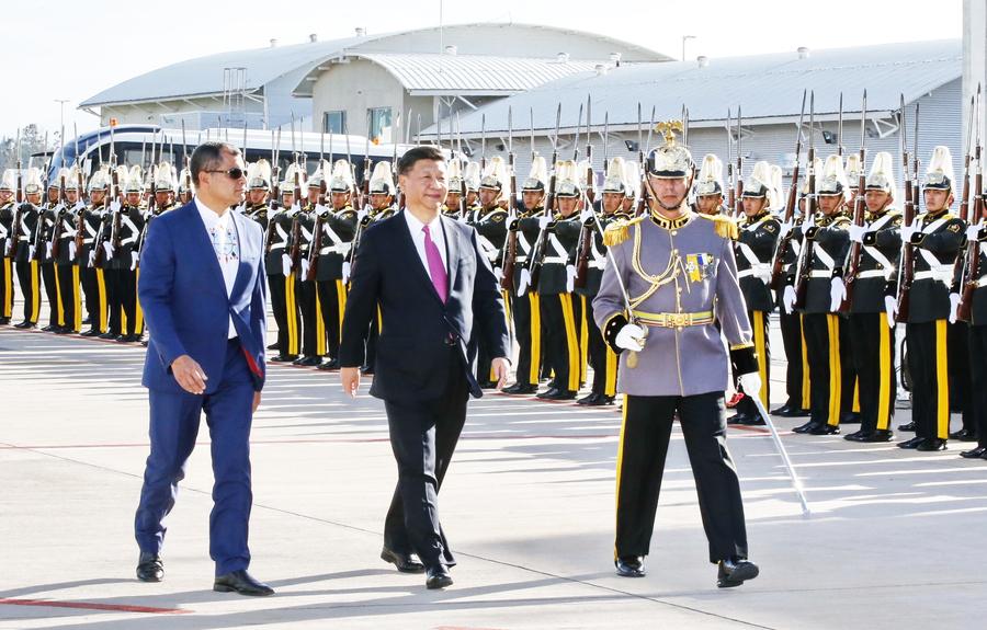 In pics: Chinese president's visit in Ecuador