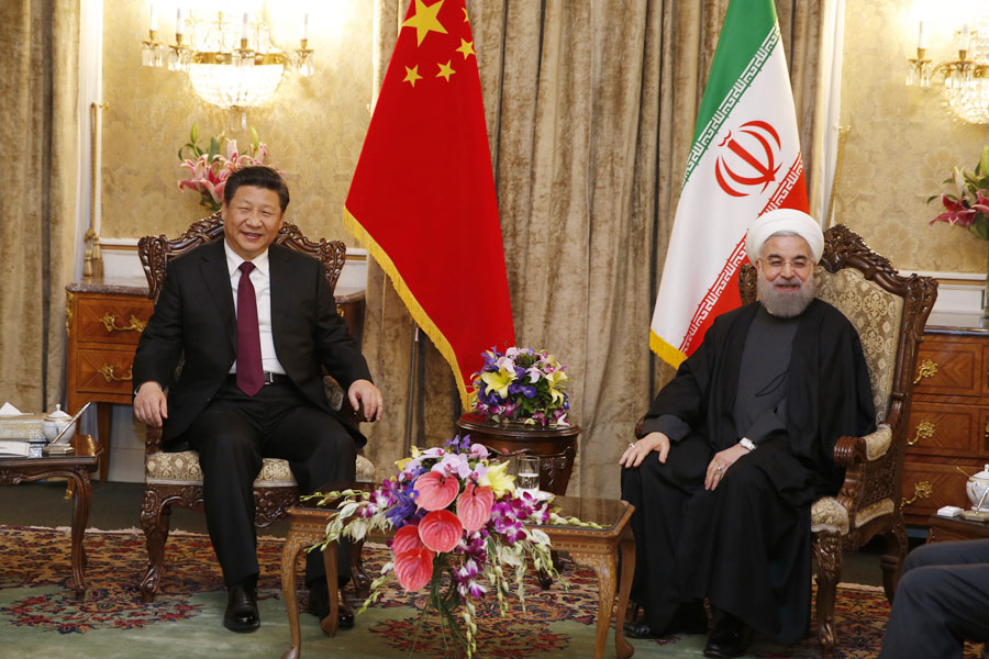 Chinese President Xi Jinping's red carpet welcome in Iran