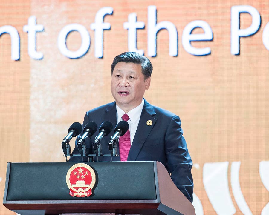 President Xi delivers keynote speech at APEC CEO Summit