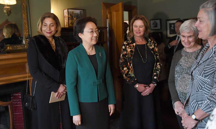 Chinese Premier's wife visits New Zealand writer's former residence