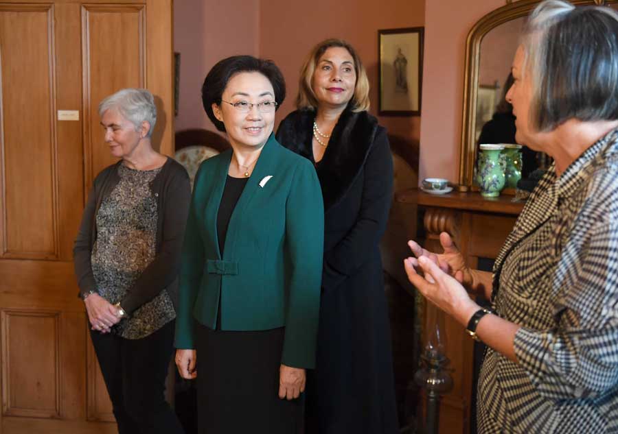 Chinese Premier's wife visits New Zealand writer's former residence