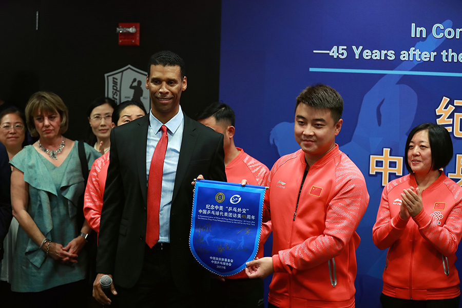 China-US ping-pong diplomacy commemorated in NY, Chicago