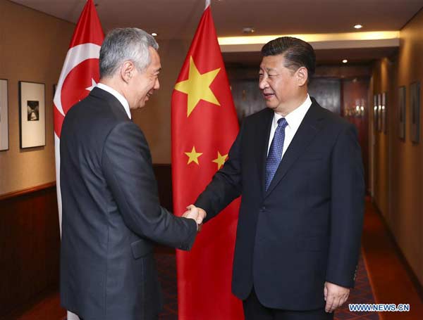China, Singapore to support each other