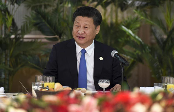 Chinese president, African leaders discuss development strategy