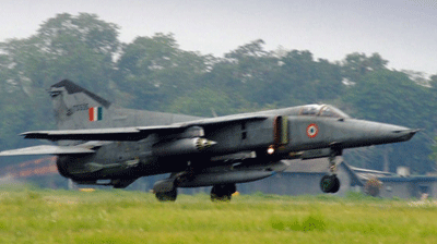 Indian Air Force MIG-27 fighter craft crashed
