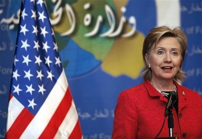 Clinton in Beirut ahead of key election