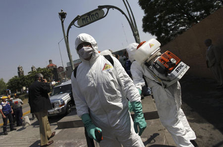 Mexican A(H1N1) flu death toll rises to 19