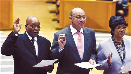 Parliament elects Zuma president