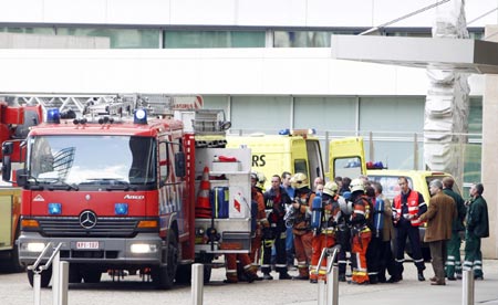 Fire at EU Commission forces evacuation