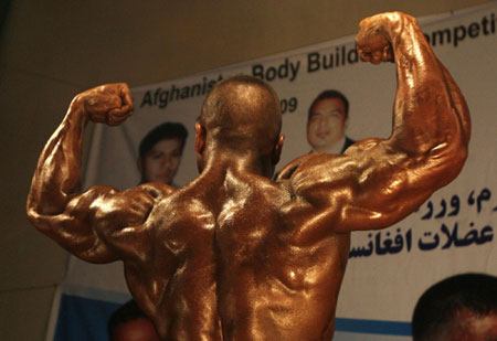 Muscle men vie for Mr. Afghanistan