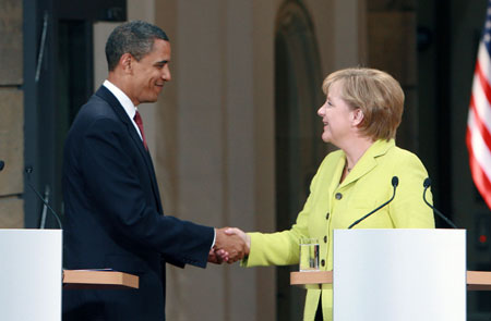 Obama calls Germany 'critical partner'