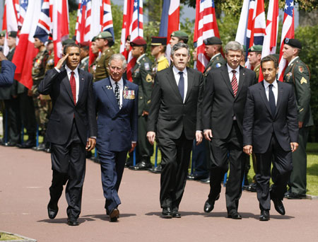 World leaders pay homage to D-Day's history-makers