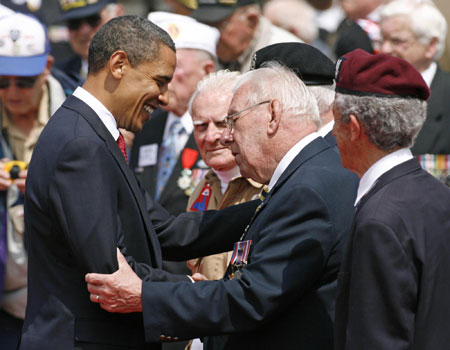 World leaders pay homage to D-Day's history-makers