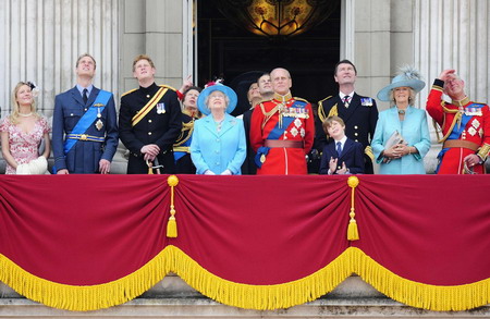 Britain celebrates queen's official birthday