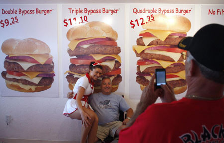 Have a taste: Quadruple Bypass Burger